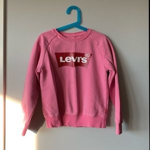 Kids - pink LEVI’S crewneck sweater